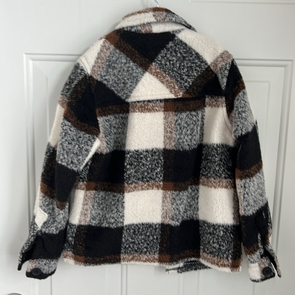 Kids Plaid Shacket - Picture 3 of 3